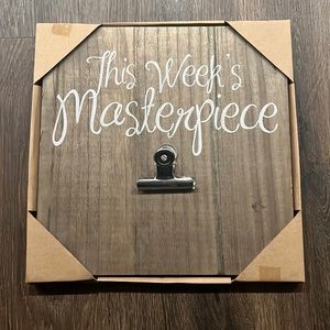 This Weeks Masterpiece Hanging Clipboard